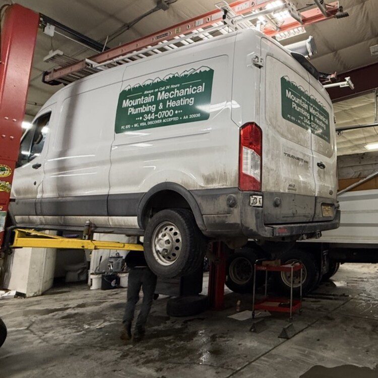 alaska-fleet-van-on-lift-square Fleet maintenance services in Anchorage, AK